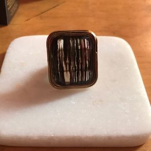 HUGE Anthropologie faux gold ring